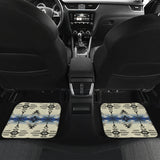 Powwow Store gb nat00608 seamless geometric pattern front and back car mats set of 4