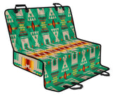 Powwow Store gb nat00062 06 green tribe design native american pet seat cover