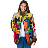 Powwow Storegb nat00060 standing together women womens padded jacket