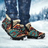 Tribe Blue Pattern Native American Winter Sneakers - Powwow Store