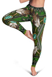 Powwow Store green mandala native american womens leggings