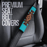 Powwow Store gb nat00064 brown western seat belt cover