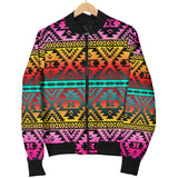 GB-NAT00689 Pattern Native Women's Bomber Jacket