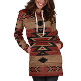 Powwow Store gb nat00334 02 red arrow hoodie dress