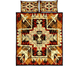 Tribal Yellow Arrow Native American Quilt Bed Set no link