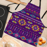 Powwow Store gb nat00549 purple pattern native apron