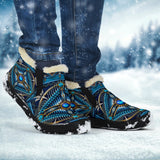 Naumadic Arts Blue Native American Winter Sneakers - Powwow Store