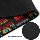 Powwow Store gb nat00046 02 black native tribes pattern native american mouse mat