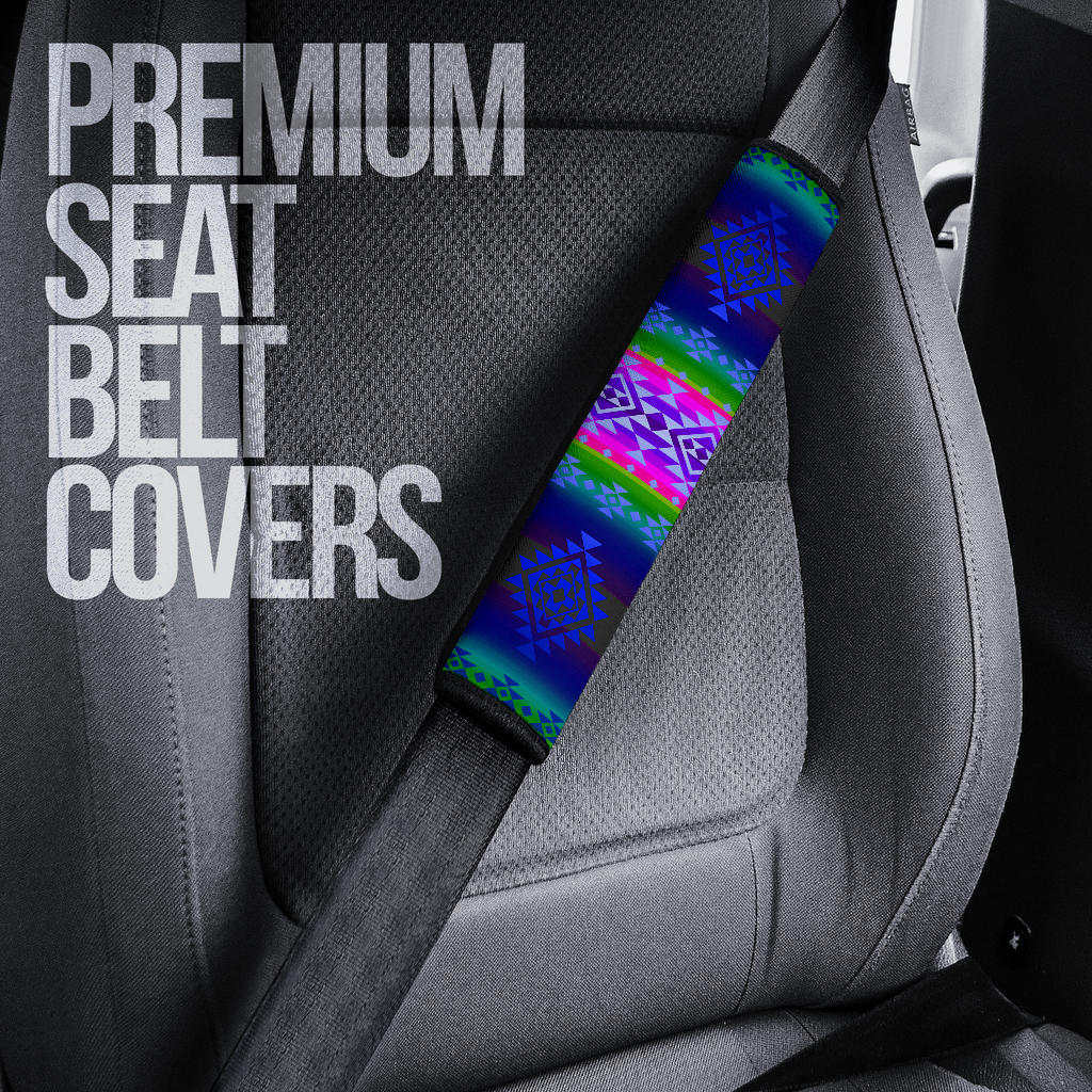 GB-NAT00680-03 Pattern Blue Seat Belt Cover
