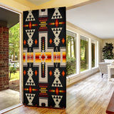 GB-NAT00062-01 Black Tribe Design Native American Door Sock