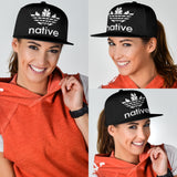 Feather Native American Snapback Hat