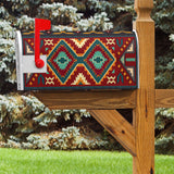 GB-NAT00061 Native Red Yellow Pattern Mailbox Cover