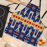 Powwow Store gb nat00062 04 navy tribe design native american apron