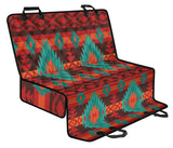 Powwow Store gb nat00611 red geometric pattern pet seat cover