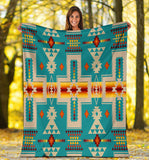 Powwow Store gb nat00062 blan 05 turquoise tribe design native american