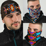 Powwow Store black geometric native american bandana 3 pack