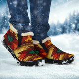 United Tribes Brown Design Native American Winter Sneakers - Powwow Store