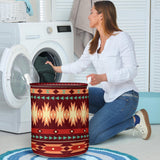 Powwow Store gb nat00510 red ethnic pattern laundry basket