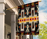 GB-NAT00062-01 Black Tribe Design Flag Decor
