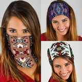 Tan Tribes Colorful Native American Design Bandana 3-Pack New