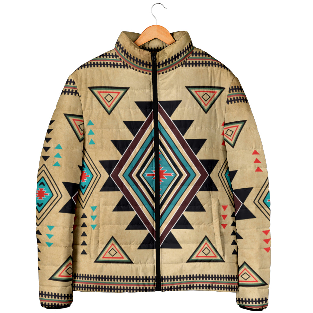 Powwow Storegb nat00076 geometric southwest womens padded jacket