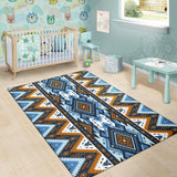 Powwow Store gb nat00613 retro colors tribal seamless area rug