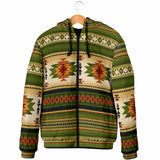 Powwow Storegb nat00559 03 green native mens padded hooded jacket