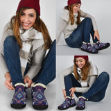 Naumaddic Arts Purple  Native American Winter Sneakers - Powwow Store