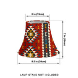 Tribal Seamless Geometric Native American Bell Lamp Shade no link - Powwow Store