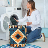 Powwow Store gb nat00427 navy arrow pattern laundry basket