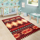 Powwow Store gb nat00510 red ethnic pattern area rug