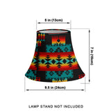 Black Navajo Pattern Native American Bell Lamp Shade no link