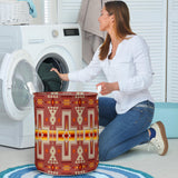 Powwow Store gb nat00062 11 tan tribe design laundry basket