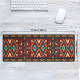GB-NAT00061 Native Red Yellow Pattern Native American Mouse Mat