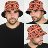 GB-NAT00046-16 Tan Tribe Pattern Bucket Hat