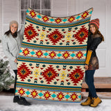 Powwow Store gb nat00512 full color southwest pattern blanket