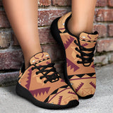 Pink Purple Design Native American Sport Sneakers - Powwow Store