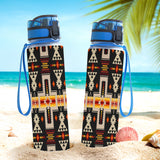 Powwow Store gb nat00062 01 black tribe design native american hydro tracking bottle