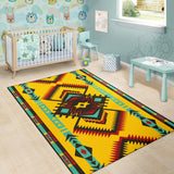 GB-NAT00413 Abstract Geometric Ornament Area Rug