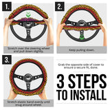 Powwow Storegb nat00689 pattern native steering wheel cover