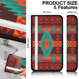 Powwow Store gb nat00611 red geometric pattern seat belt cover