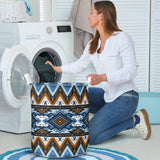 Powwow Store gb nat00613 retro colors tribal seamless laundry basket