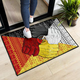 Powwow Storegb nat00627 medicine wheel hand native doormat