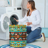 Powwow Store gb nat00579 seamless colorful laundry basket