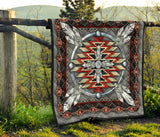 Naumaddic Arts Native American Design Premium Quilt