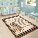 May The Stars Carry Your Sadness Away Native American Area Rug