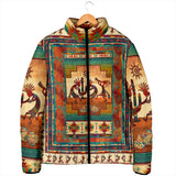 Powwow Storegb nat00054 02 kokopelli myth womens padded jacket