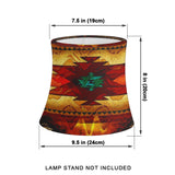 GB-NAT00068 United Tribes Brown Drum Lamp Shade