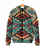 Powwow Storegb nat00016 culture design mens padded hooded jacket