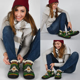 Southwest Green Symbol Native American Winter Sneaker - Powwow Store